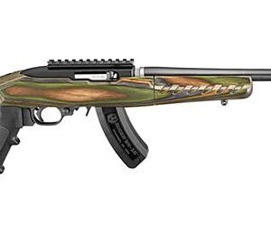 Buy Ruger, 22 Charger, Rimfire Pistol, 22 LR, 10" Barrel, Matte Black Finish, A2-Style Grip, Green Mountain Laminate Stock, Picatinny Rail Installed, 15Rd