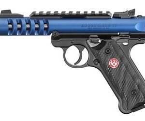 Buy Ruger, Mark IV Lite, Semi-automatic, Striker Fired, 22 LR, 4.4" Barrel, Aluminum Frame, Black Bolt, Blue Finish, 10Rd, 2 Magazines