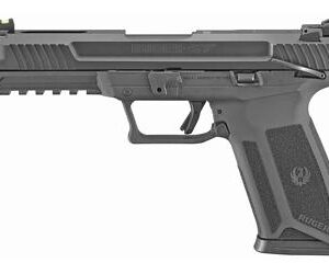 Buy Ruger, 57, Semi-automatic, Double Action, Full Size, 5.7X28MM, 4.94" Barrel, Glass Filled Nylon Frame, Black Finish,(2) 20 Round Mags, Ambidextrous Safety, Fiber Front & Adjustable Rear Sights